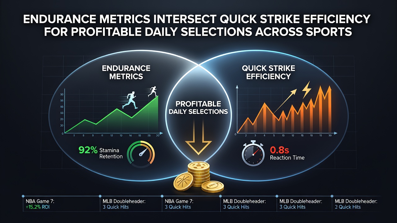 Sports analytics dashboard showing endurance and efficiency metrics across tennis, basketball, and horse racing events