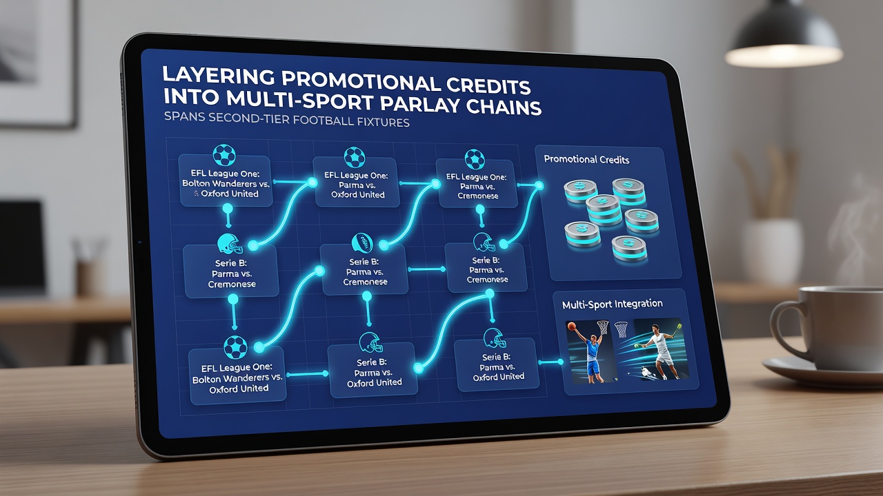 Example of accumulator chain linking EFL League One match with ATP five-set contest