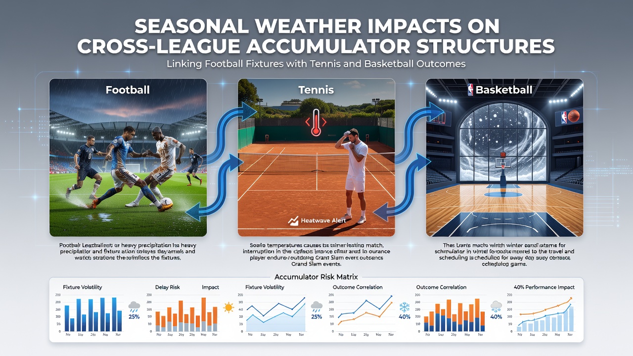 Weather conditions affecting outdoor sports venues during accumulator events
